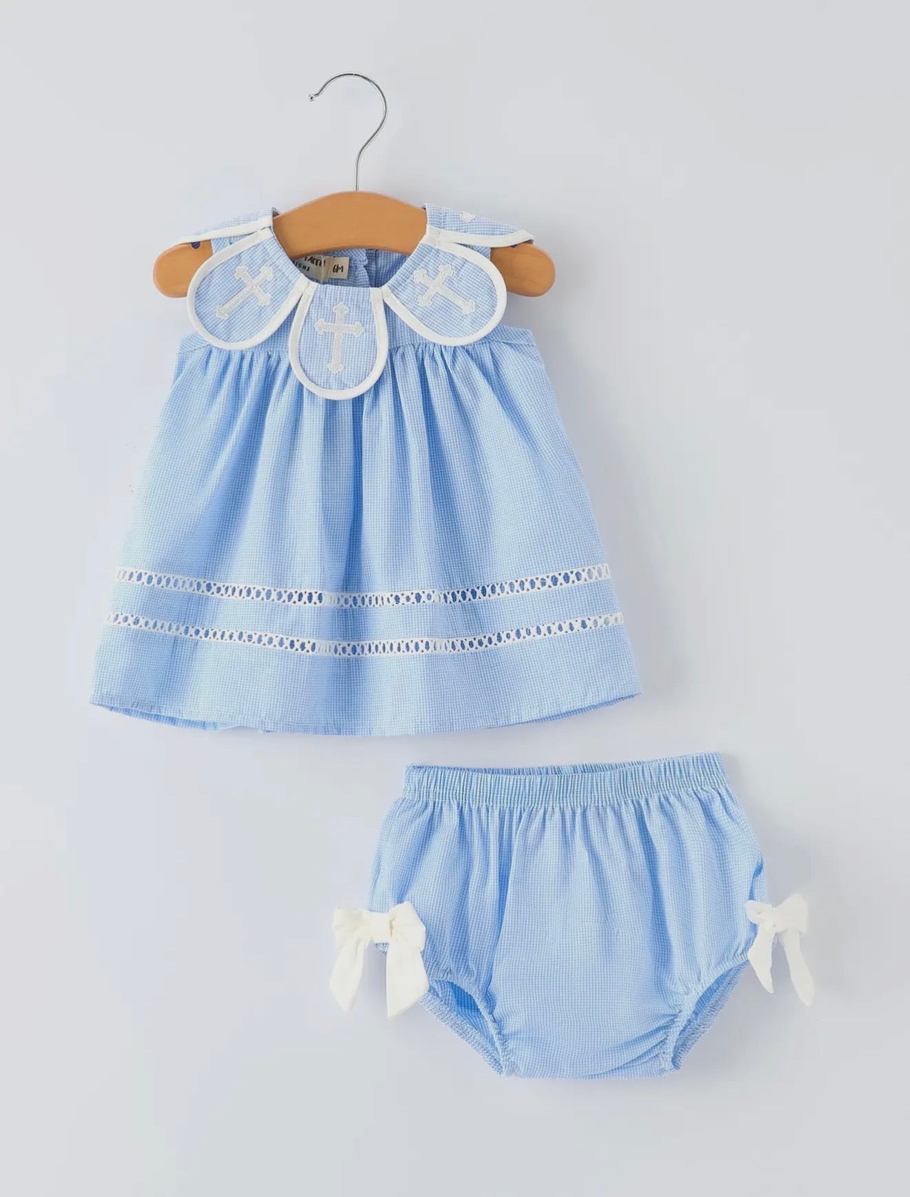 Blue Baby Girl Easter Set