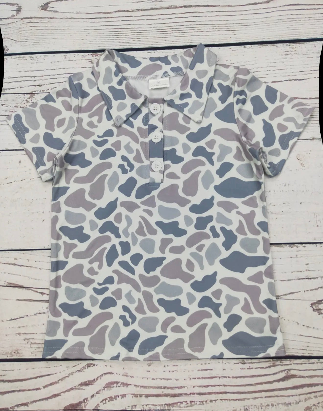 Boy Camo Polo